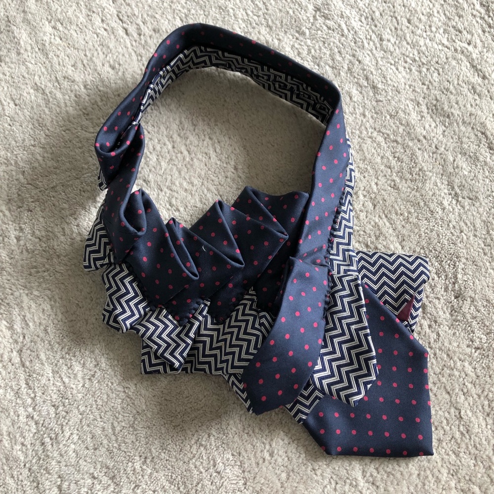 Vintage necktie necklace Lilian Asterfield